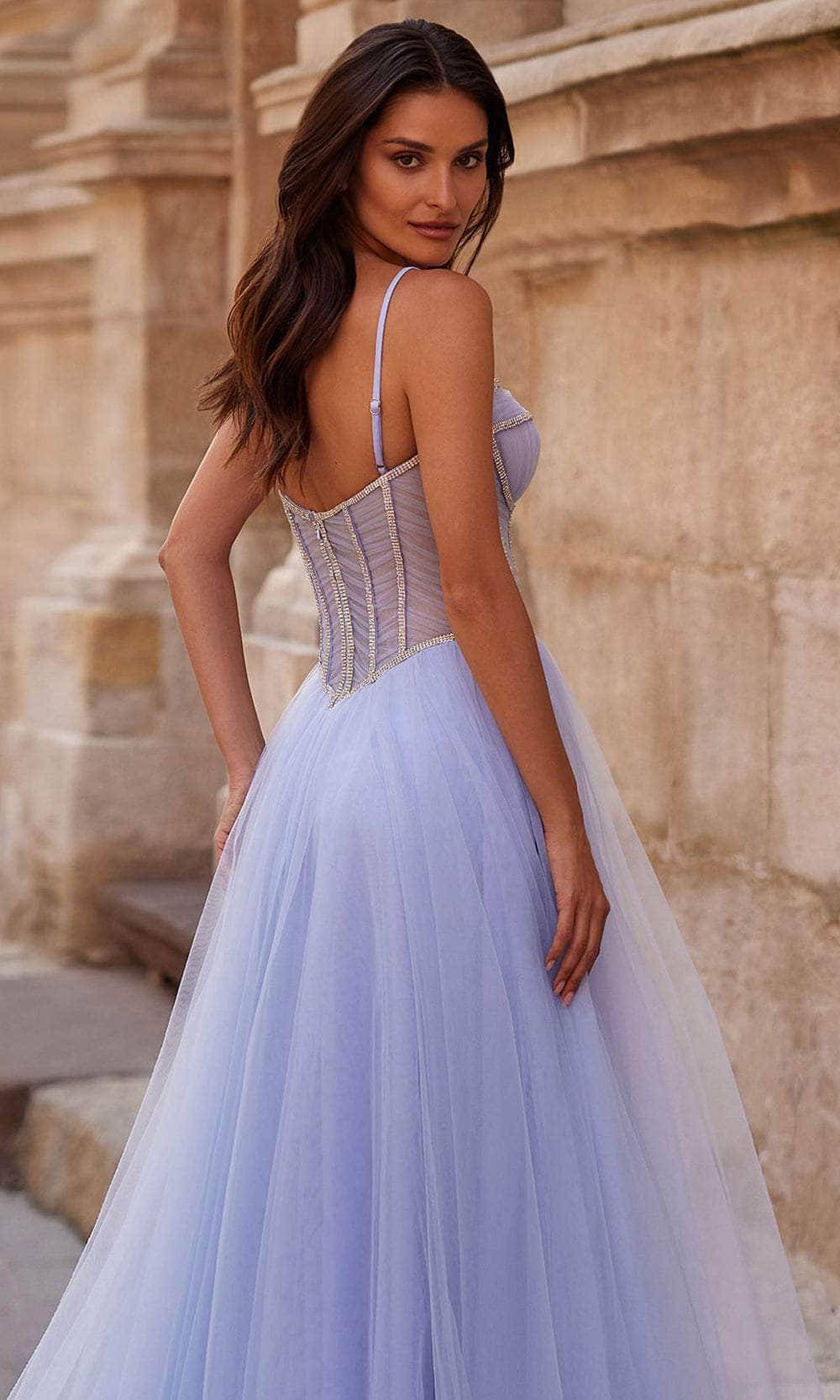 La Femme 32675 - Rhinestone Sleeveless Prom Gown Prom Dresses