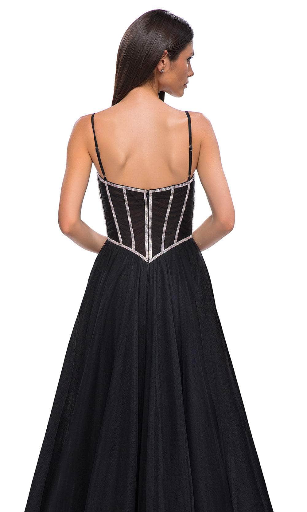 La Femme 32675 - Rhinestone Sleeveless Prom Gown Prom Dresses