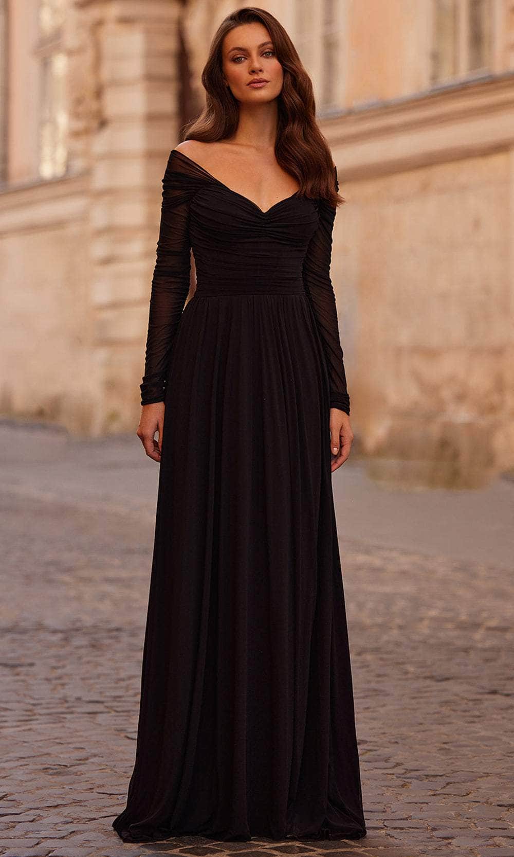 La Femme 32722 - Elegant A-Line Evening Dress Mother of the Bride Dresses