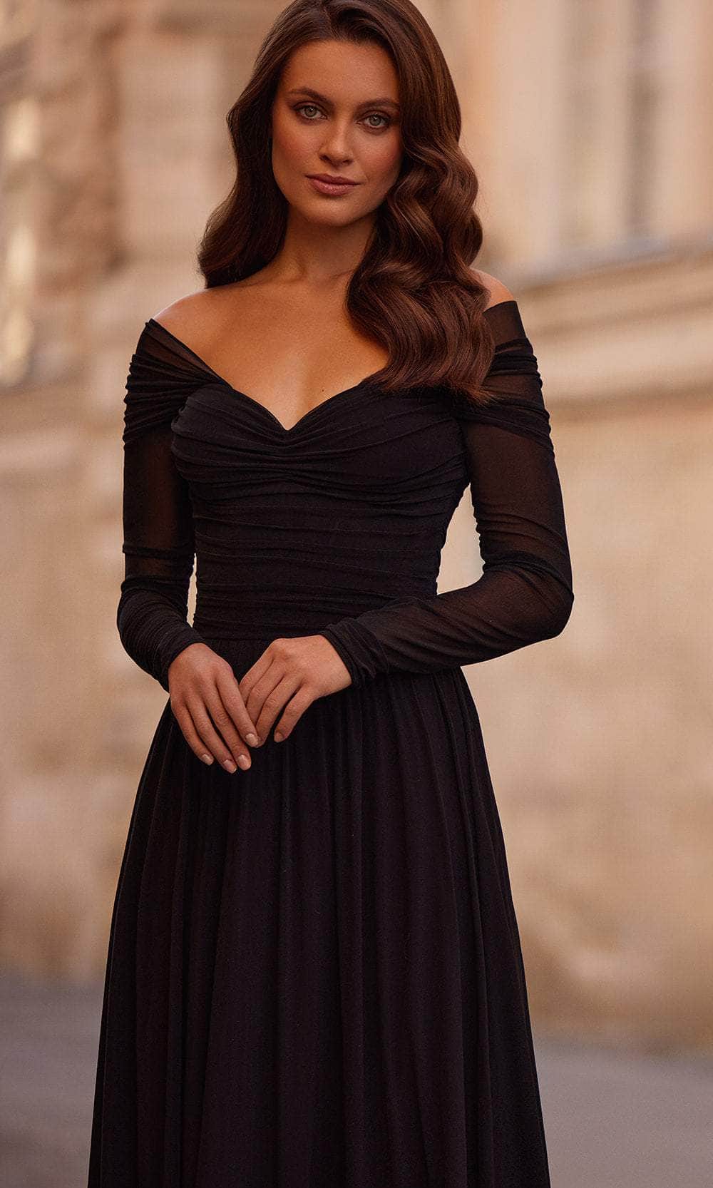 La Femme 32722 - Elegant A-Line Evening Dress Mother of the Bride Dresses