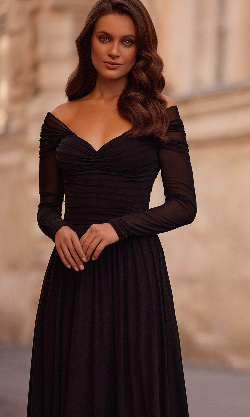 La Femme 32722 - Elegant A-Line Evening Dress Mother of the Bride Dresses