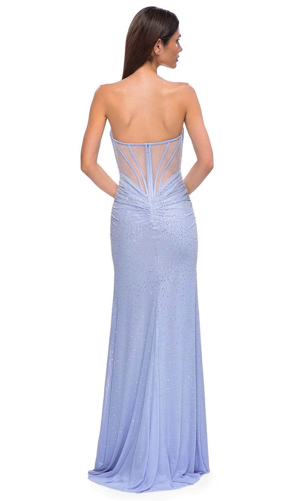 La Femme 32774 - Strapless Sheer Back Prom Gown Prom Dresses
