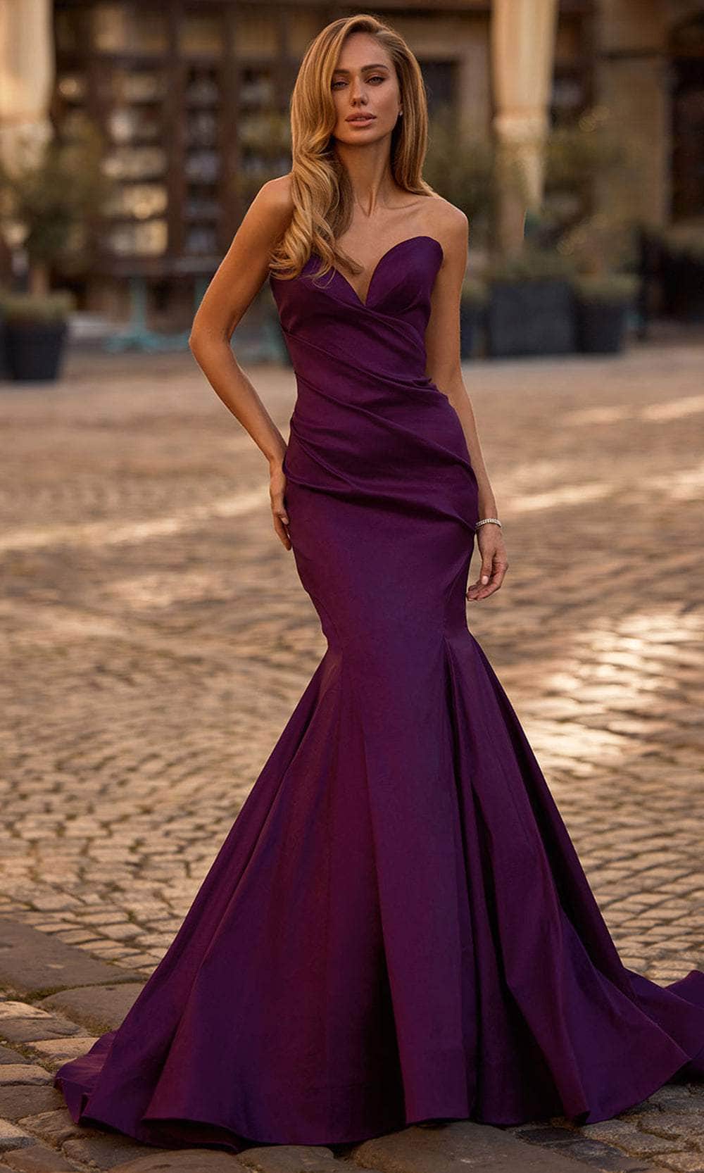 La Femme 32791 - Stretch Mikado Mermaid Prom Gown Pageant Dresses