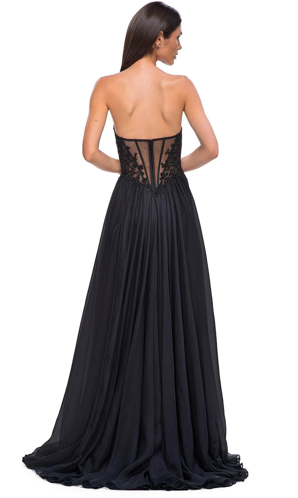 La Femme 32804 - Sweetheart Chiffon A-Line Prom Gown Special Occasion Dress