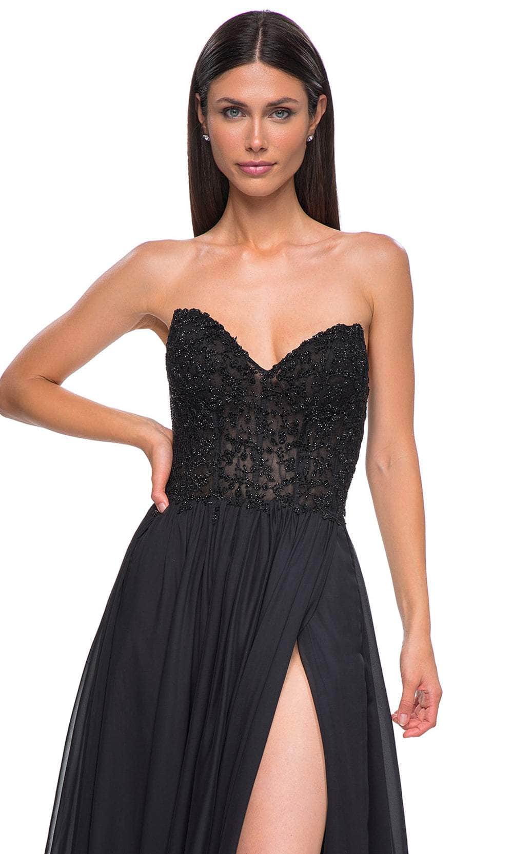 La Femme 32804 - Sweetheart Chiffon A-Line Prom Gown Special Occasion Dress