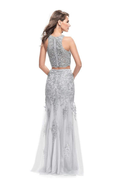 La Femme Gigi - 26294 Two-Piece Beaded Lace Sheath Gown Special Occasion Dress