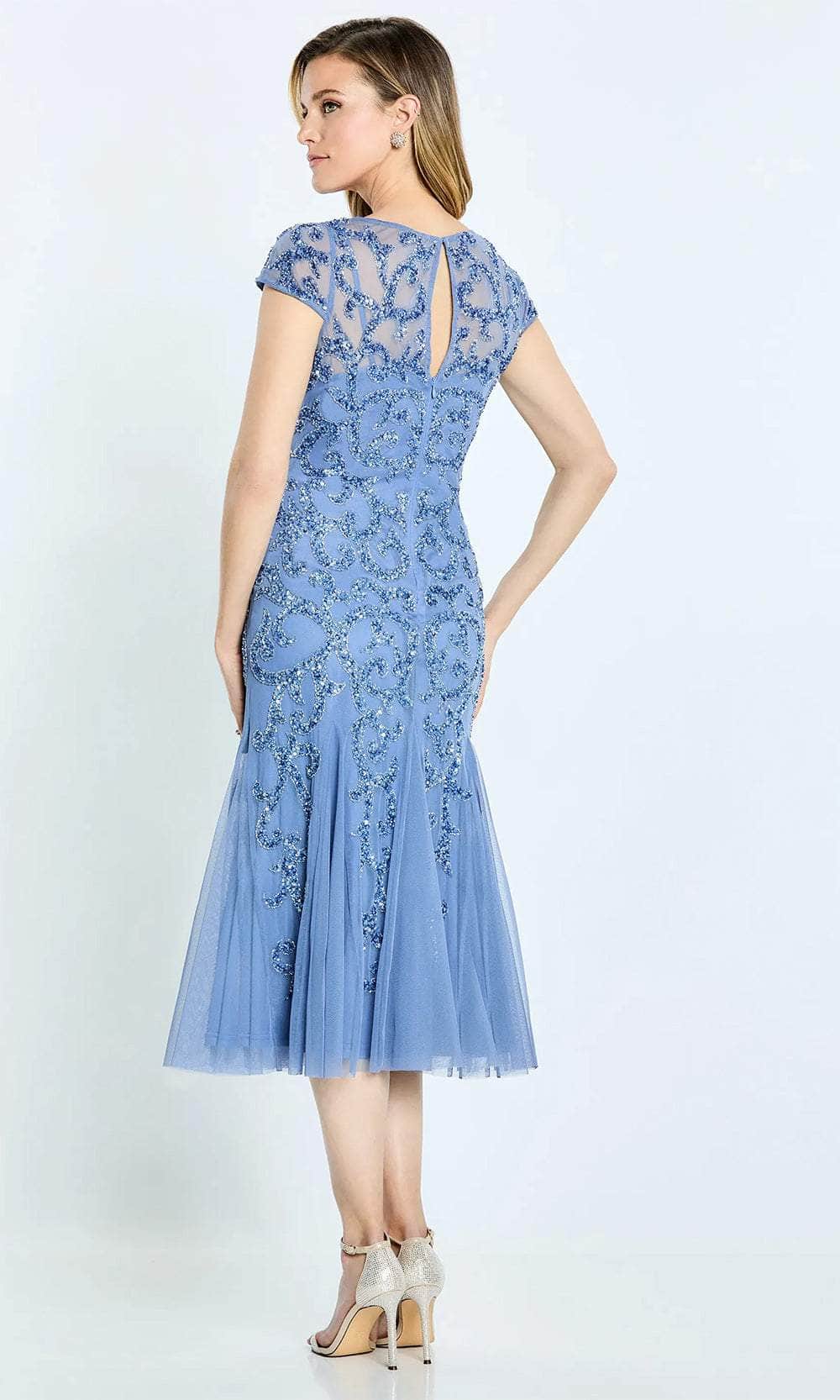 La Valleta LV3600 - Tea Length Beaded Dress Special Occasion Dresses