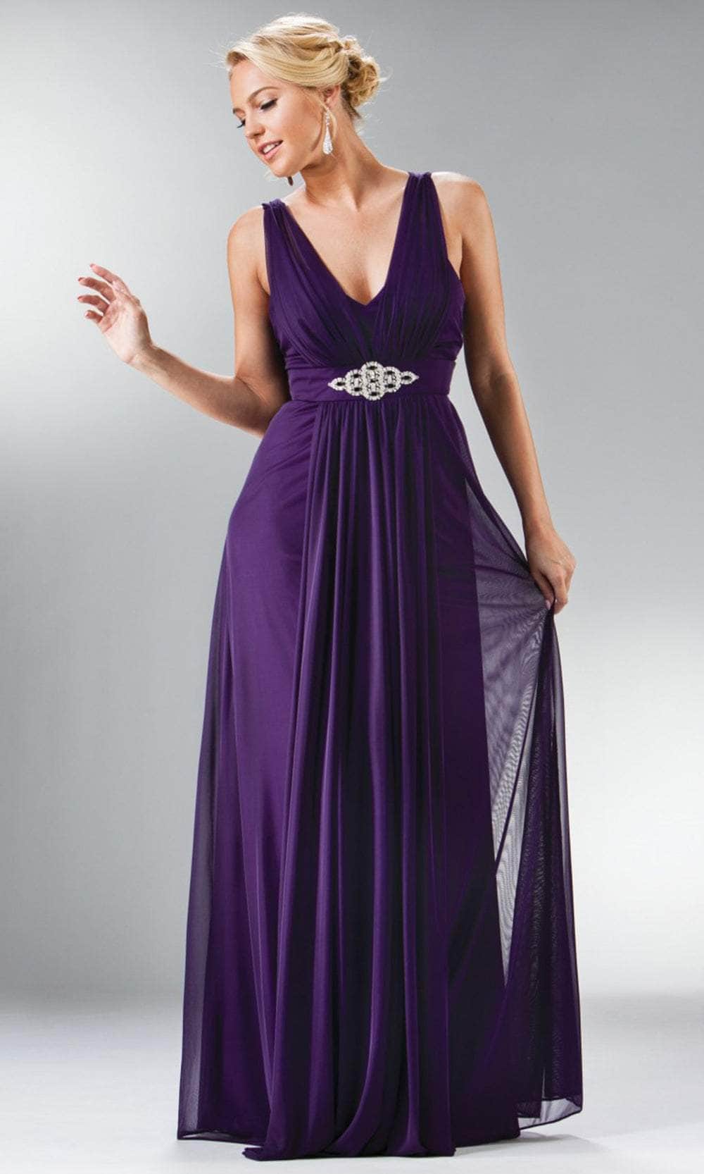 Ladivine 3914 Evening Dresses S / Eggplant