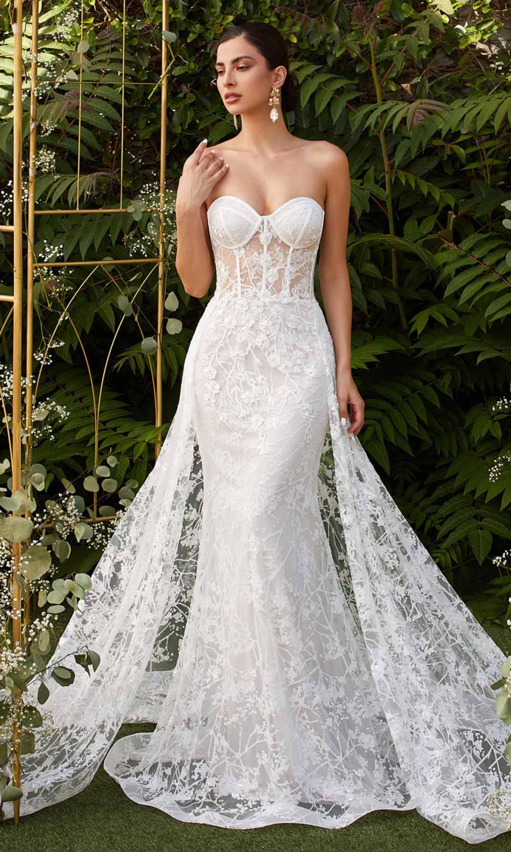 Ladivine CB046W Wedding Dresses 2 / Off White