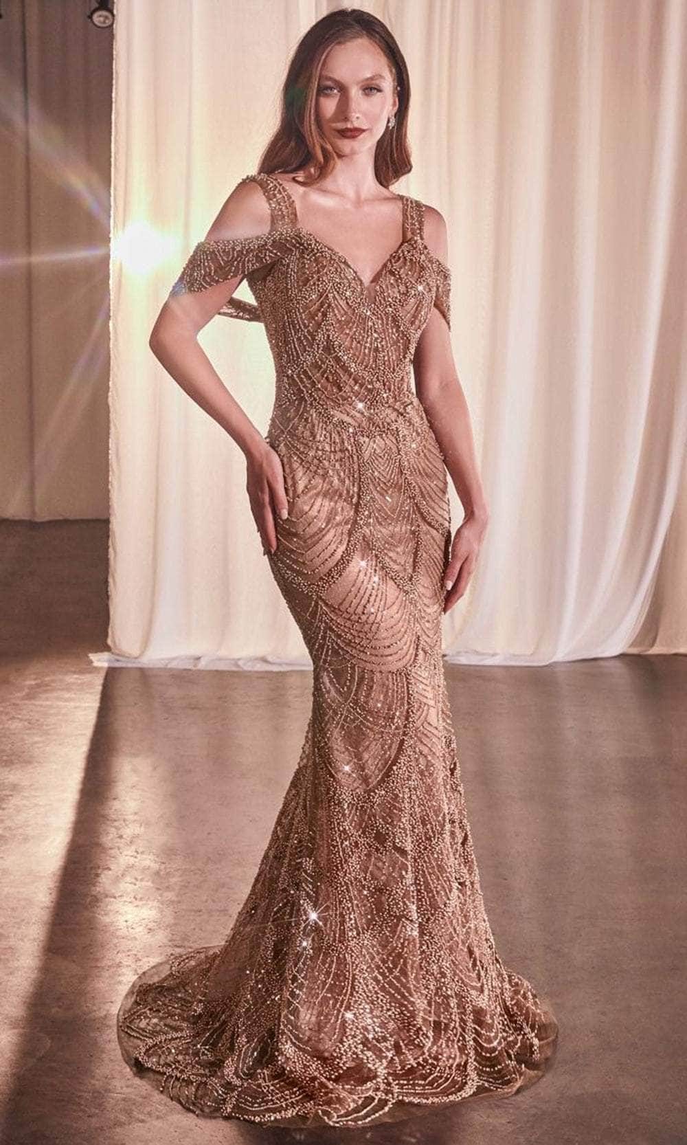 slim fit dress slacks The Audrey Gown with Lace Overlay – Flower's Dress Boutique main image 1