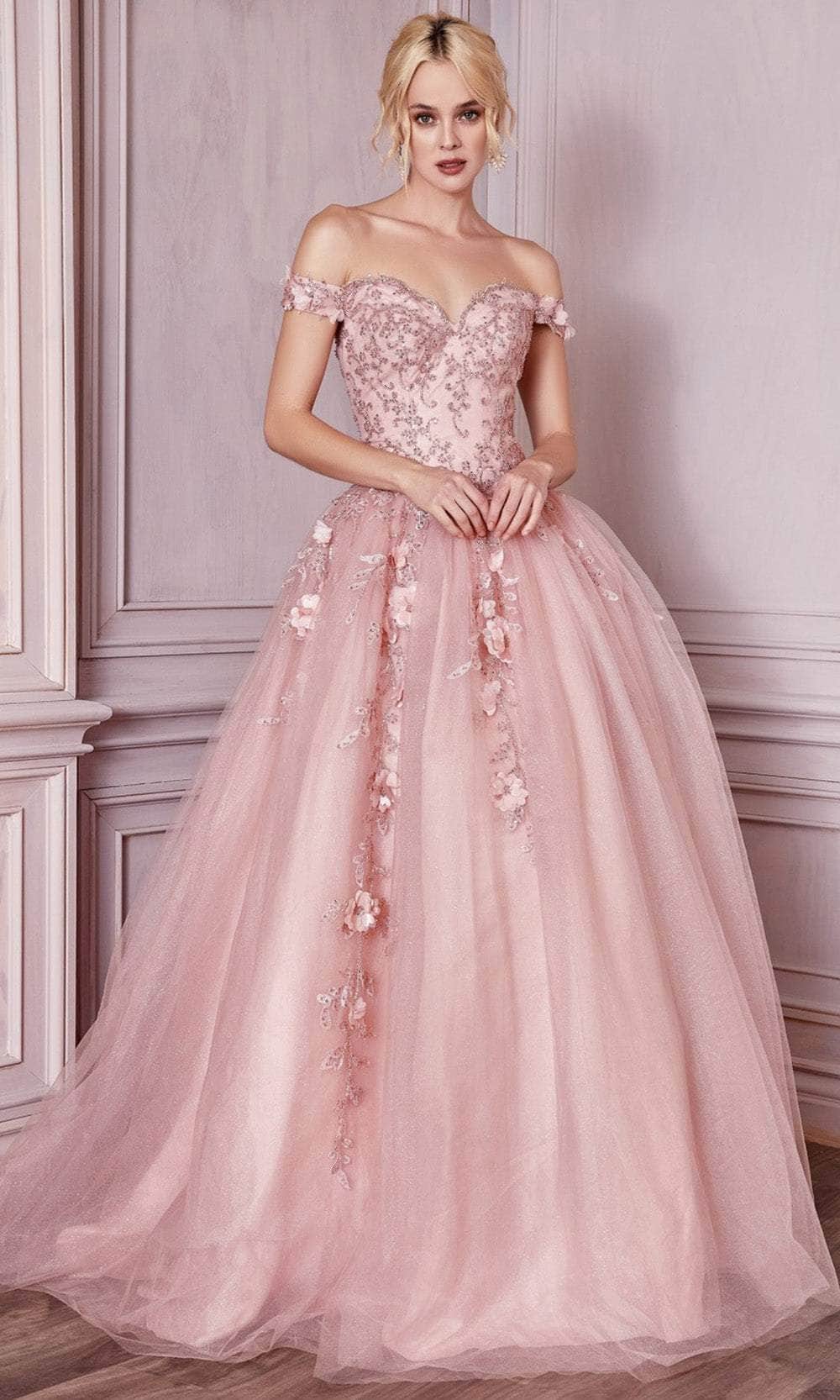 Ladivine CD0185 Evening Dresses XXS / Rose Gold