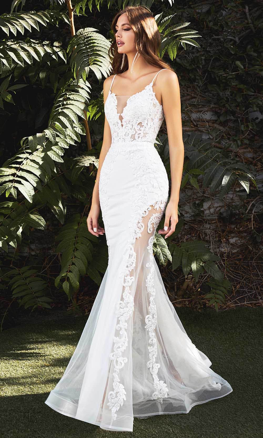 Ladivine CD937W Wedding Dresses 2 / Off White