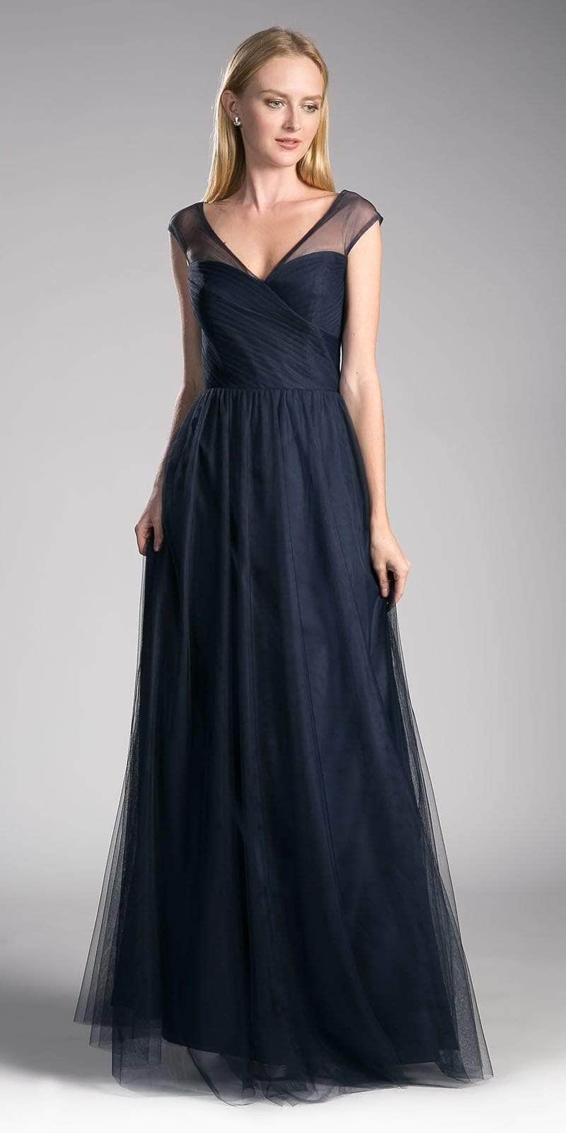 Ladivine ET320 Special Occasion Dress 2 / Navy