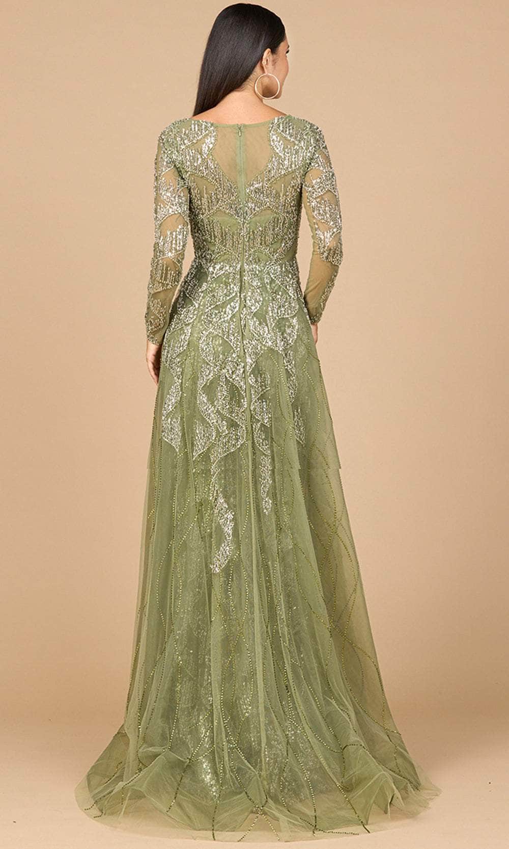 Lara Dresses 28933 - Bateau A-Line Gown with Overskirt Mother of the Bride Dresses