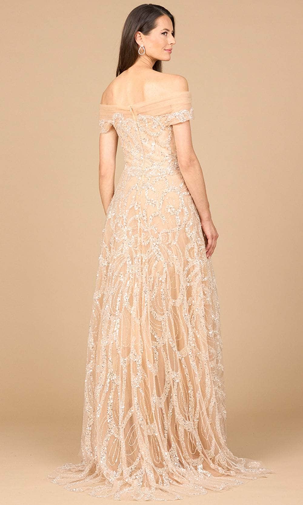 Lara Dresses 28941 - Beaded Straight Across A-Line Gown Mother of the Bride Dresses