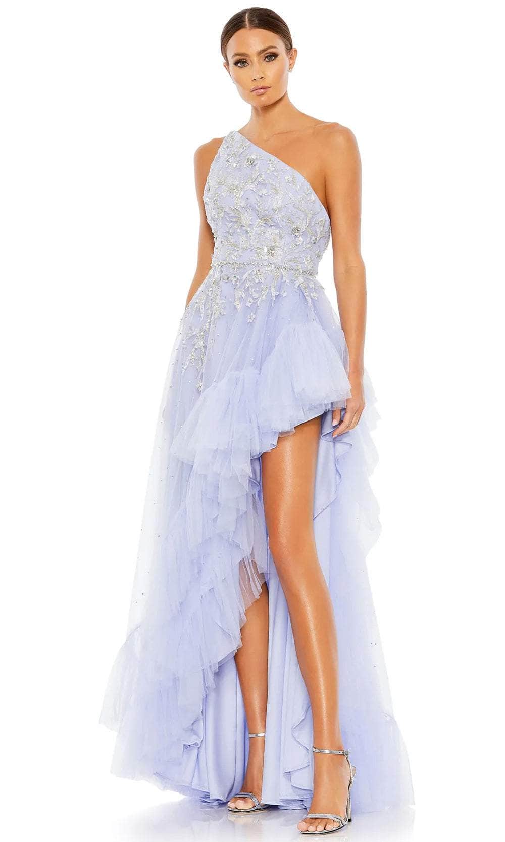 Mac Duggal 11265 - Asymmetric High Low Evening Gown Evening Dresses 2 / Periwinkle