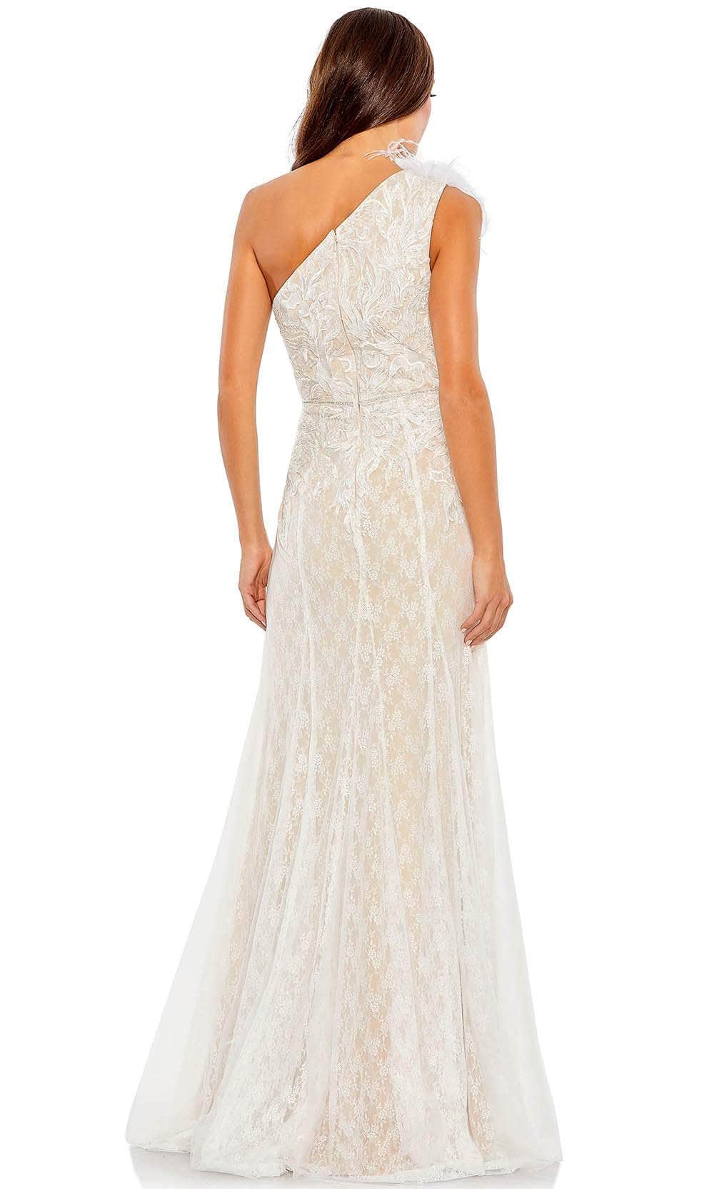 Mac Duggal 11317 - Asymmetric Lace Evening Gown Special Occasion Dress