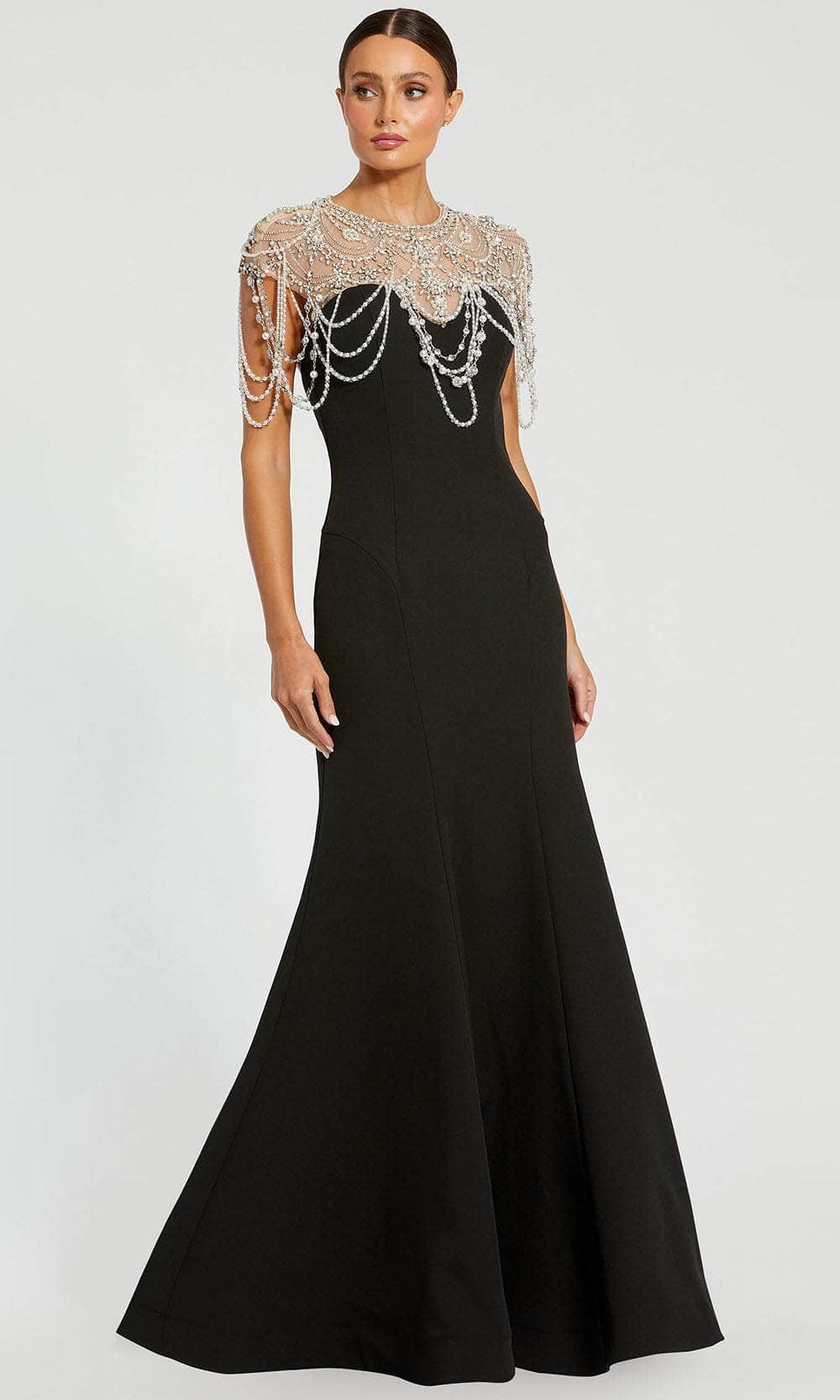 Mac Duggal 11775 - Elegant Illusion Neckline Evening Dress Mother of the Bride Dresses