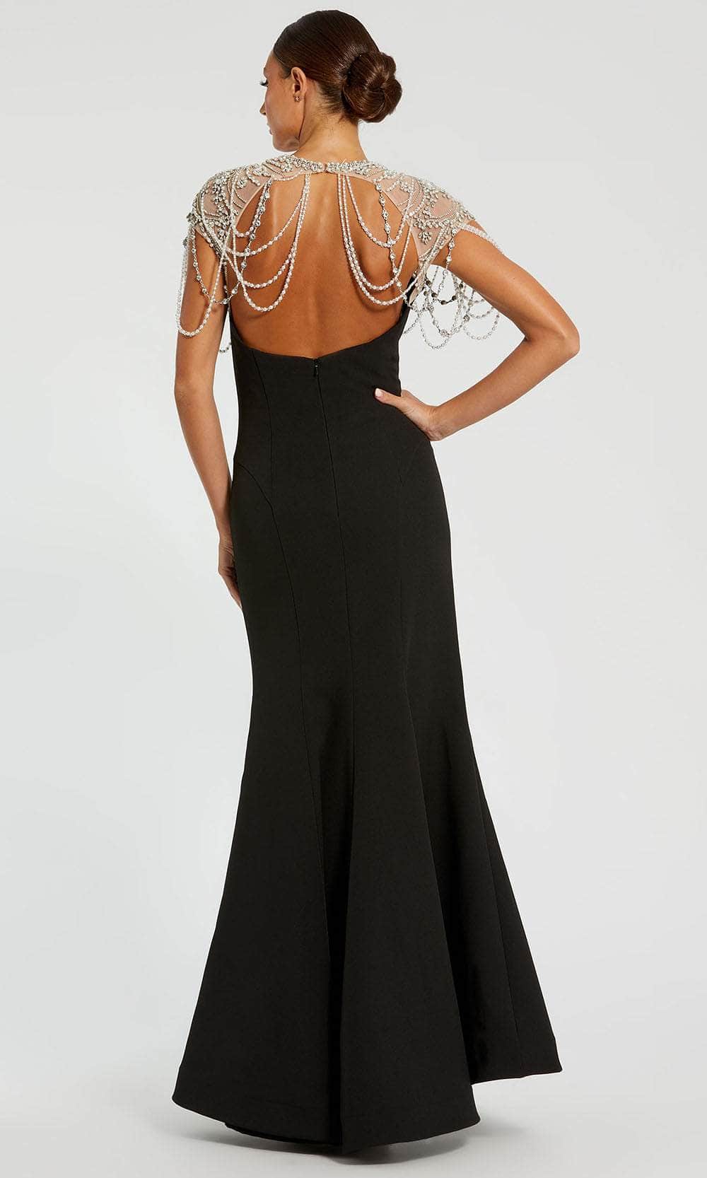 Mac Duggal 11775 - Elegant Illusion Neckline Evening Dress Mother of the Bride Dresses