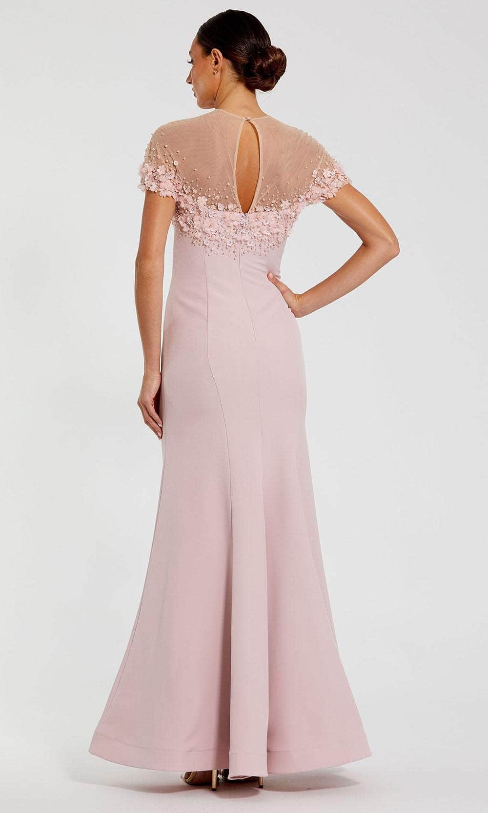 Mac Duggal 11867 - Embellished Capelet Evening Dress Mother of the Bride Dresses