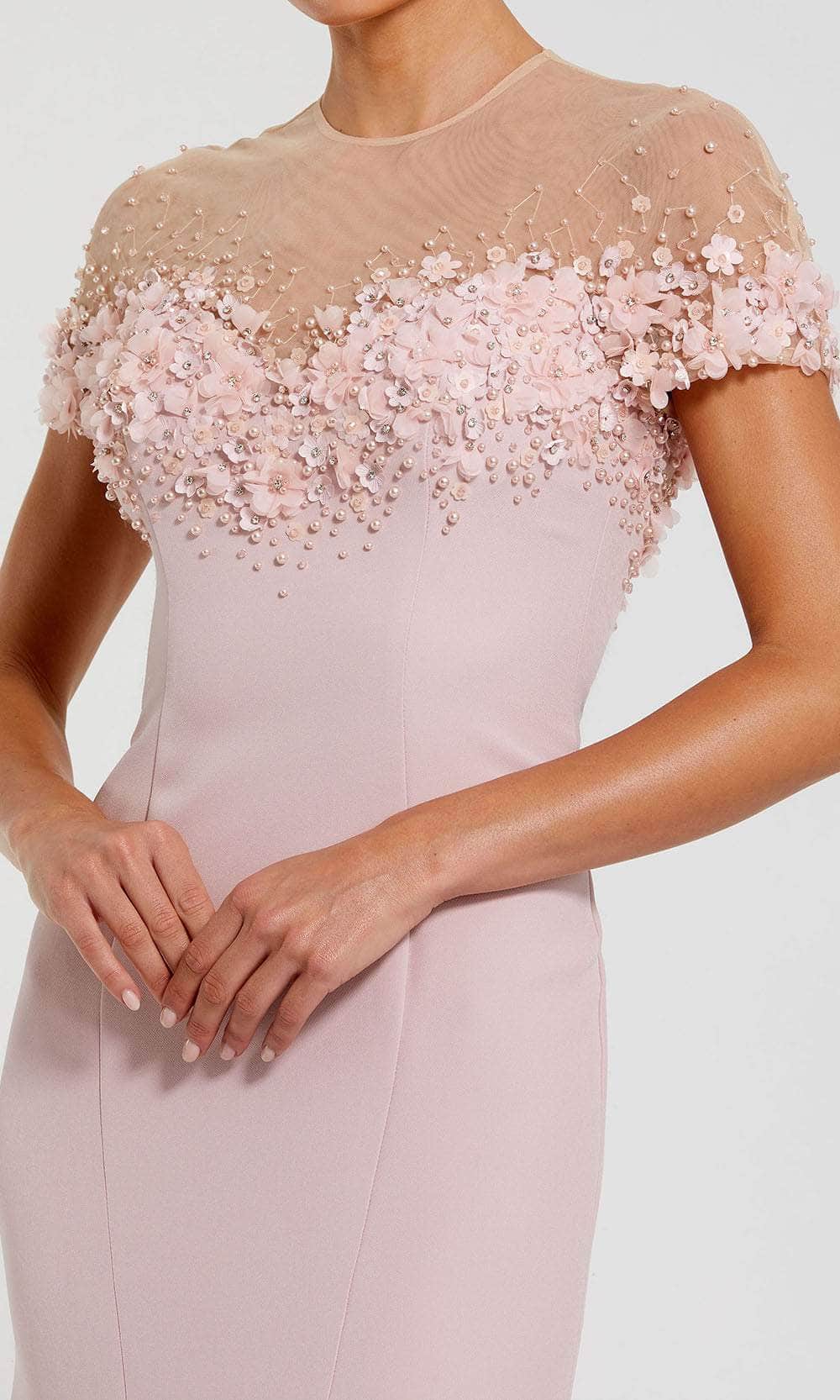 Mac Duggal 11867 - Embellished Capelet Evening Dress Mother of the Bride Dresses