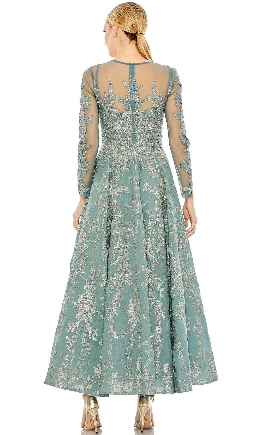 Mac Duggal 20337 - Illusion Jewel Embroidered Formal Dress Evening Dresses