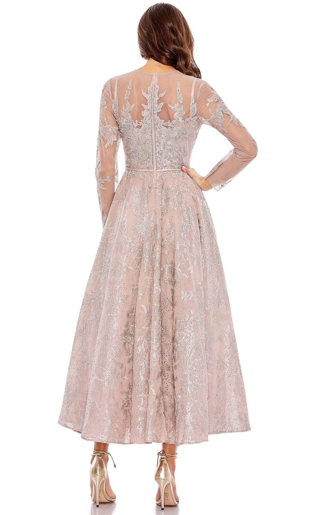 Mac Duggal 20337 - Illusion Jewel Embroidered Formal Dress Evening Dresses
