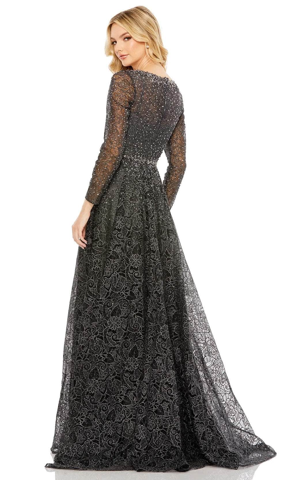 Mac Duggal 20372 - Long Sleeve Embellished Evening Dress Special Occasion Dress