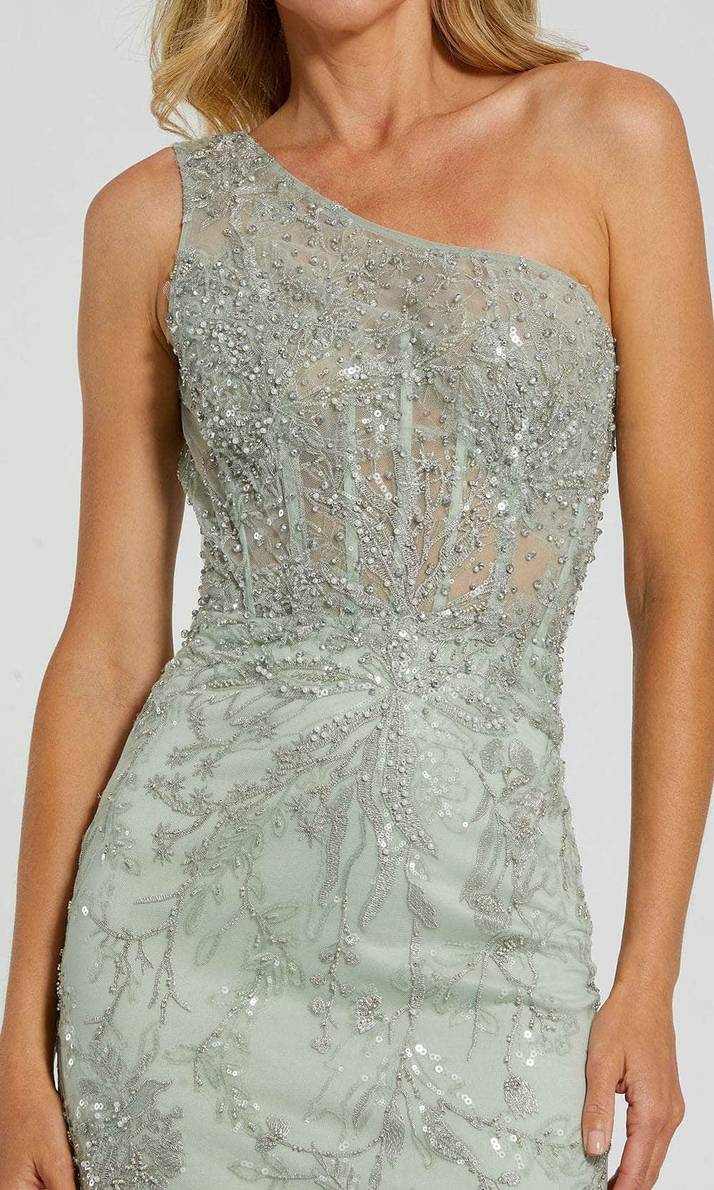 Mac Duggal 20543 - Beaded Long Evening Dress Evening Dresses