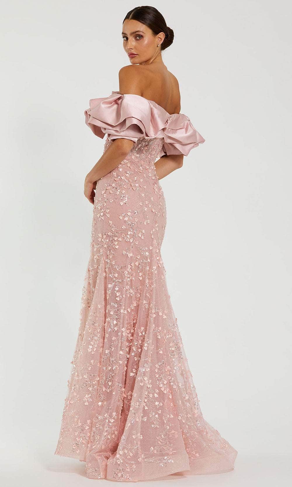 Mac Duggal 21033 - Elegant Tulle Gown with Ruffle Detail Evening Dresses