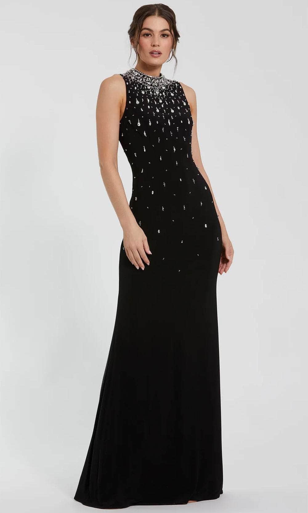 mac duggal mother of the bride dresses Fabulouss by Dress 66005F neckline and flared short sleeves Mother of the Bride +