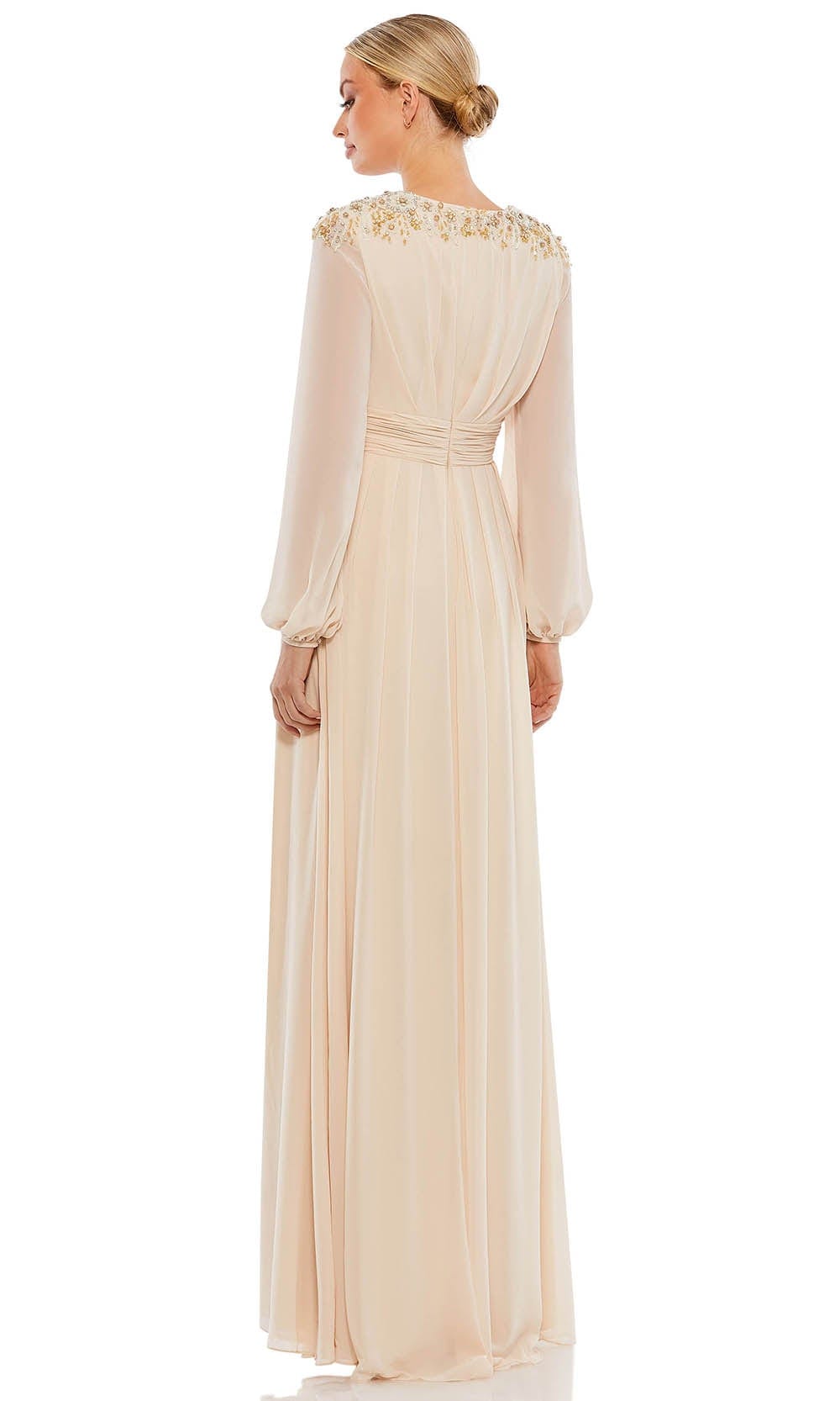 Mac Duggal 55694 - Bishop Sleeve A-Line Evening Gown | Couture Candy Special Occasion Dress