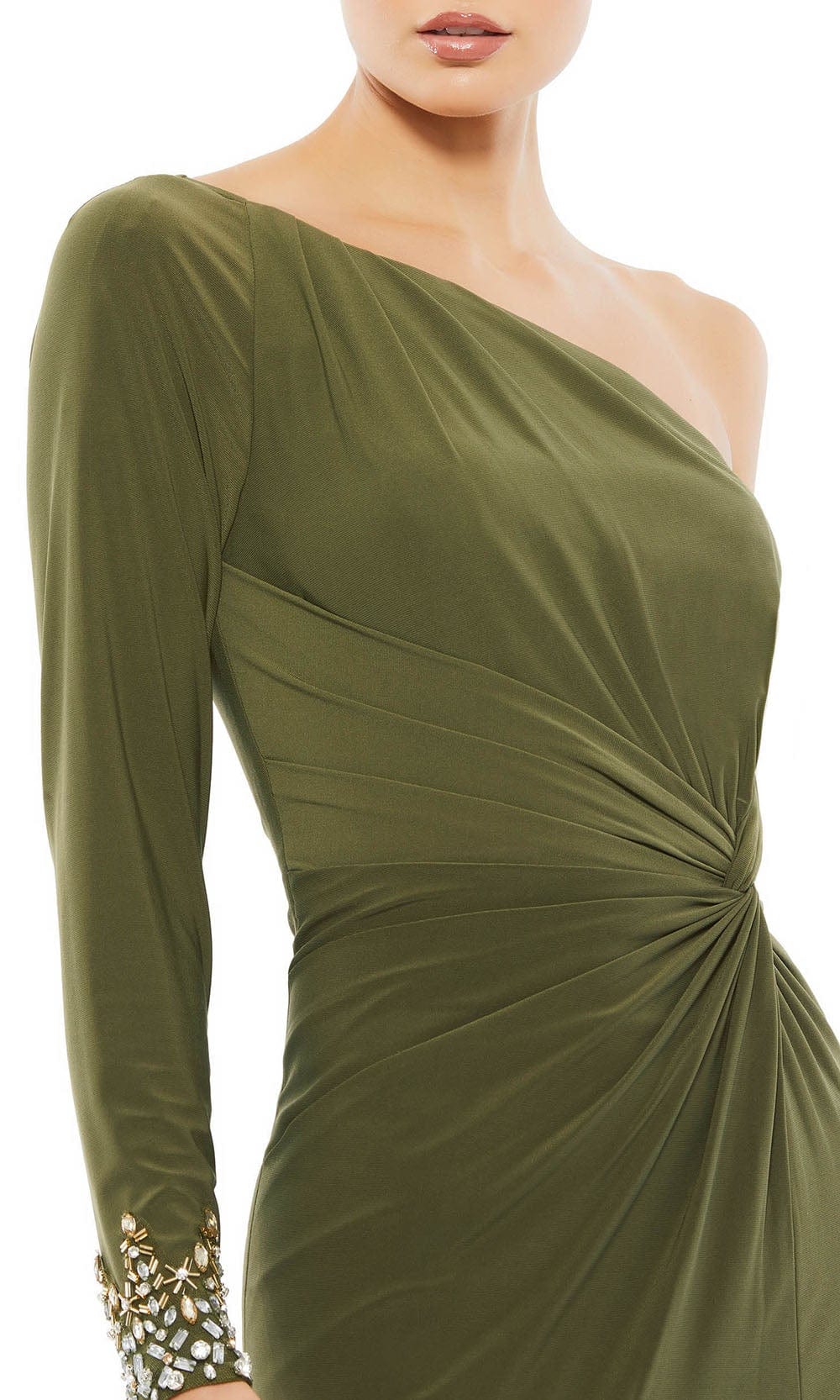 Mac Duggal 55696 - Twist Front Evening Gown | Couture Candy Special Occasion Dress