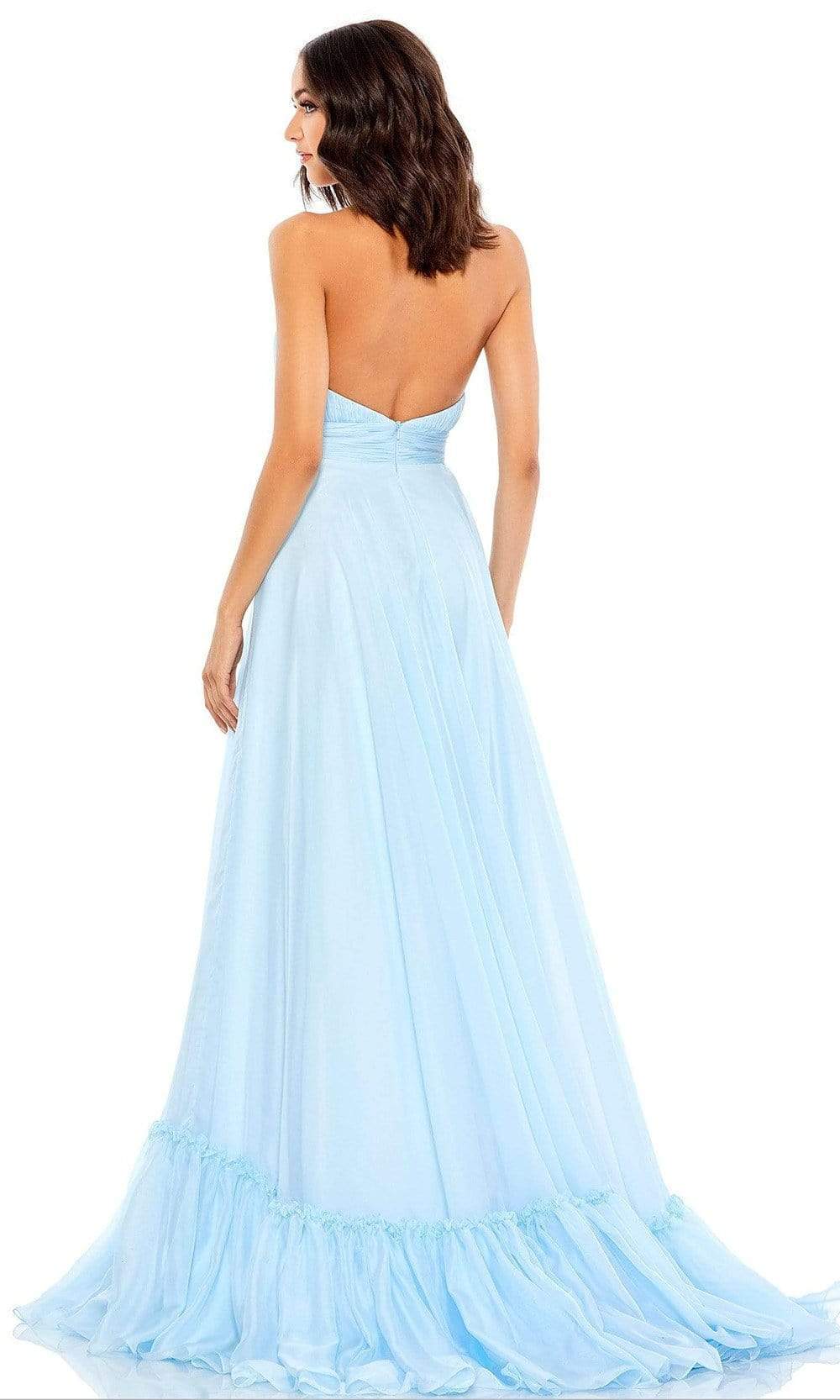 Mac Duggal - 67816 High Halter Open Back A-Line Dress Prom Dresses