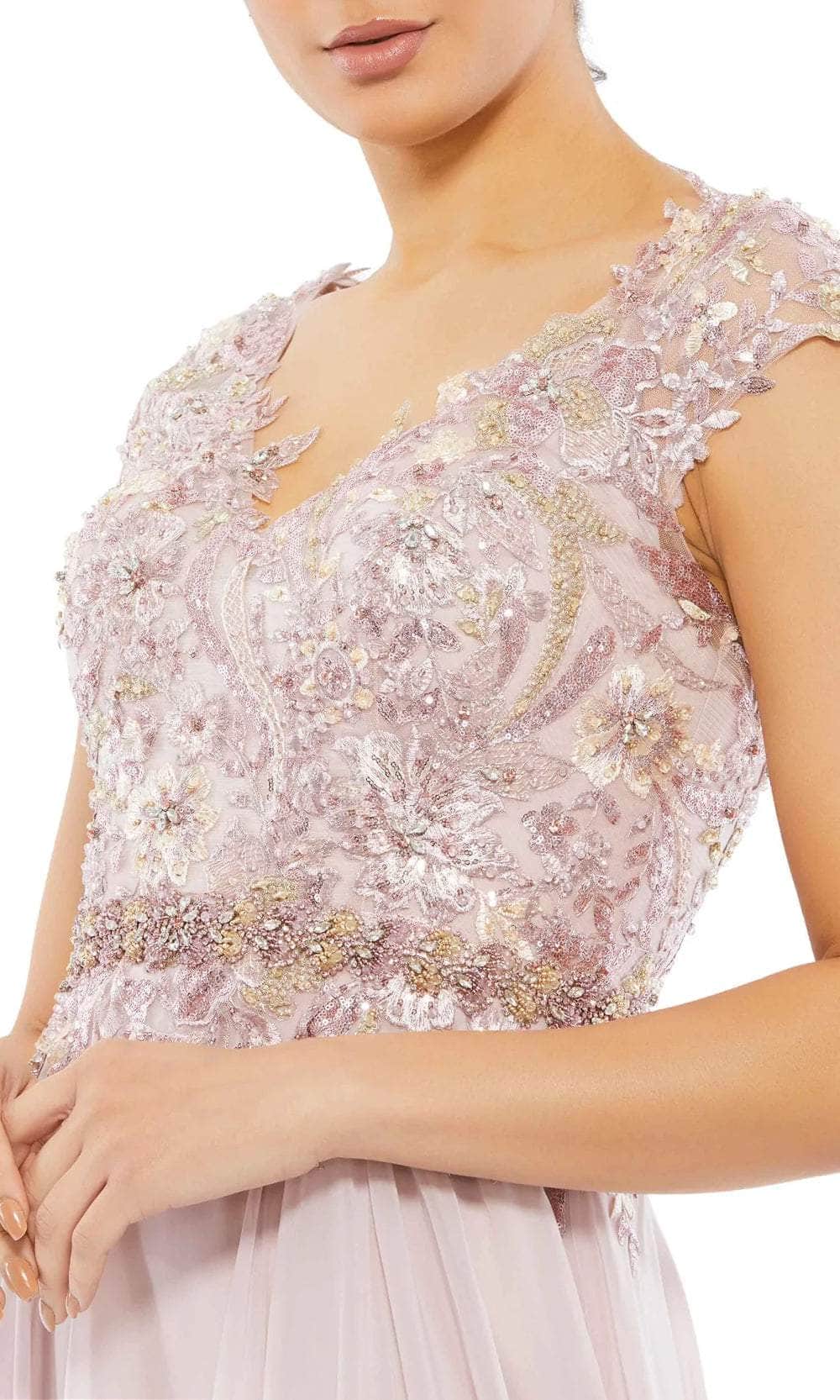 Mac Duggal 79365 - Beaded Chiffon Formal Dress Evening Dresses