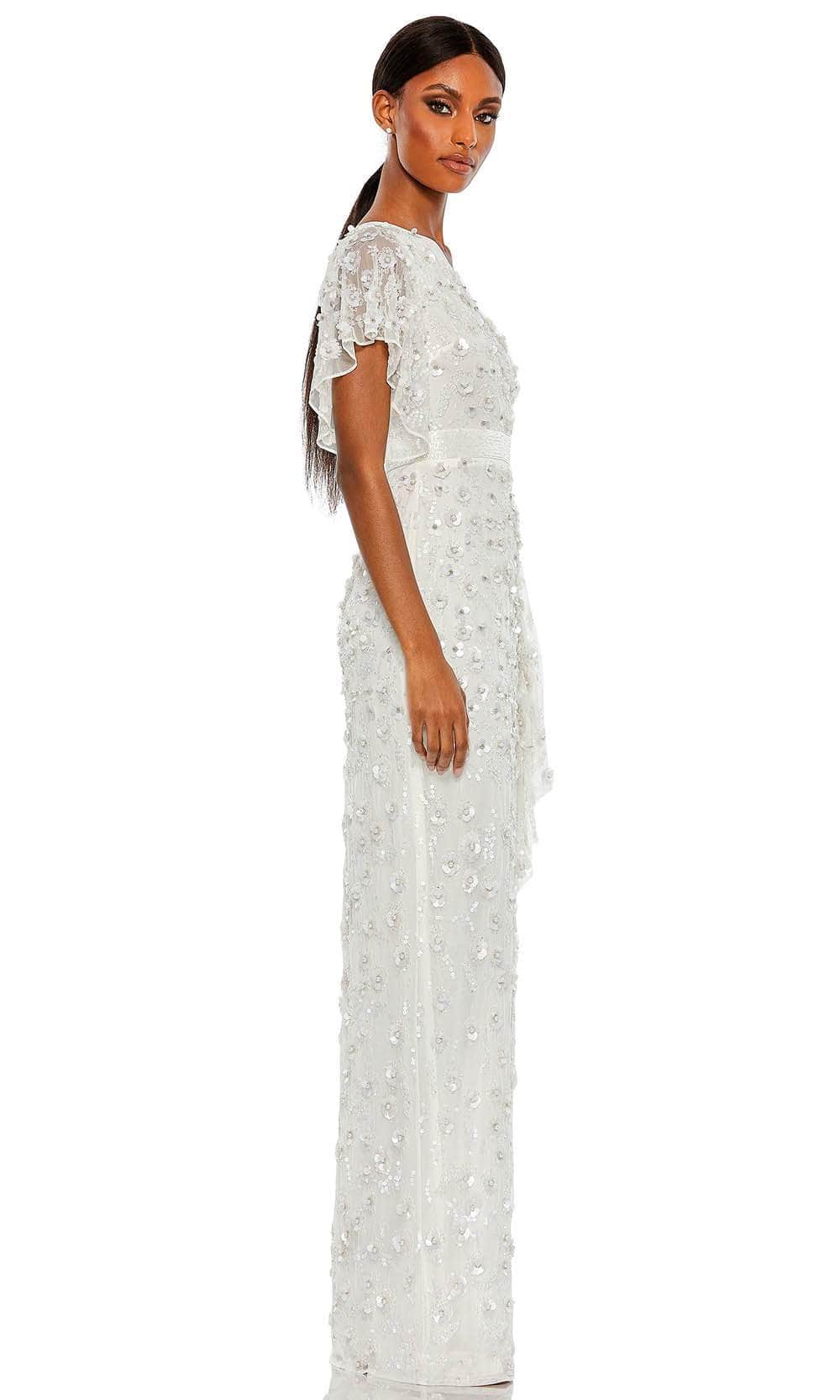 Mac Duggal 93687 - Asymmetrical One Shoulder Strap High Low Dress Evening Dresses