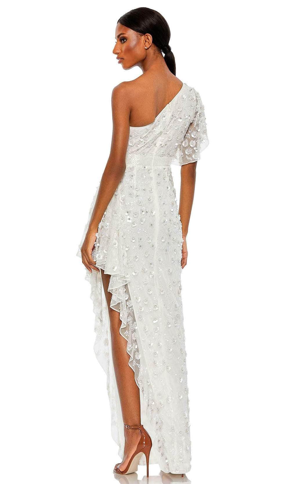 Mac Duggal 93687 - Asymmetrical One Shoulder Strap High Low Dress Evening Dresses