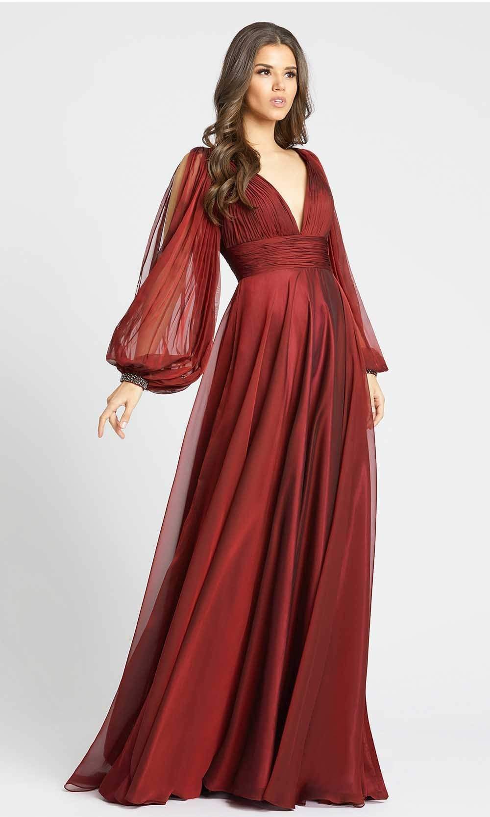 mcdougal evening dresses Mac Duggal Ruffle Tiered Floral Cut-Out Chiffon Gown - Pink Multi