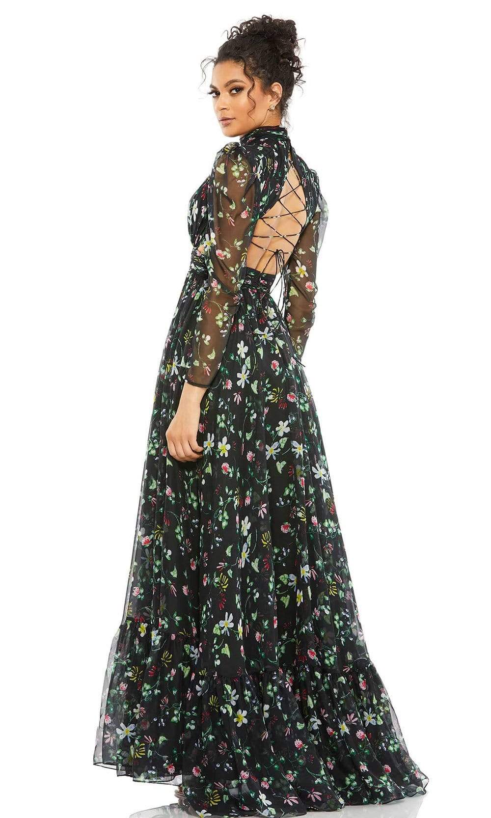 Mac Duggal Evening - 67942D High Neck Floral Evening Dress Special Occasion Dress