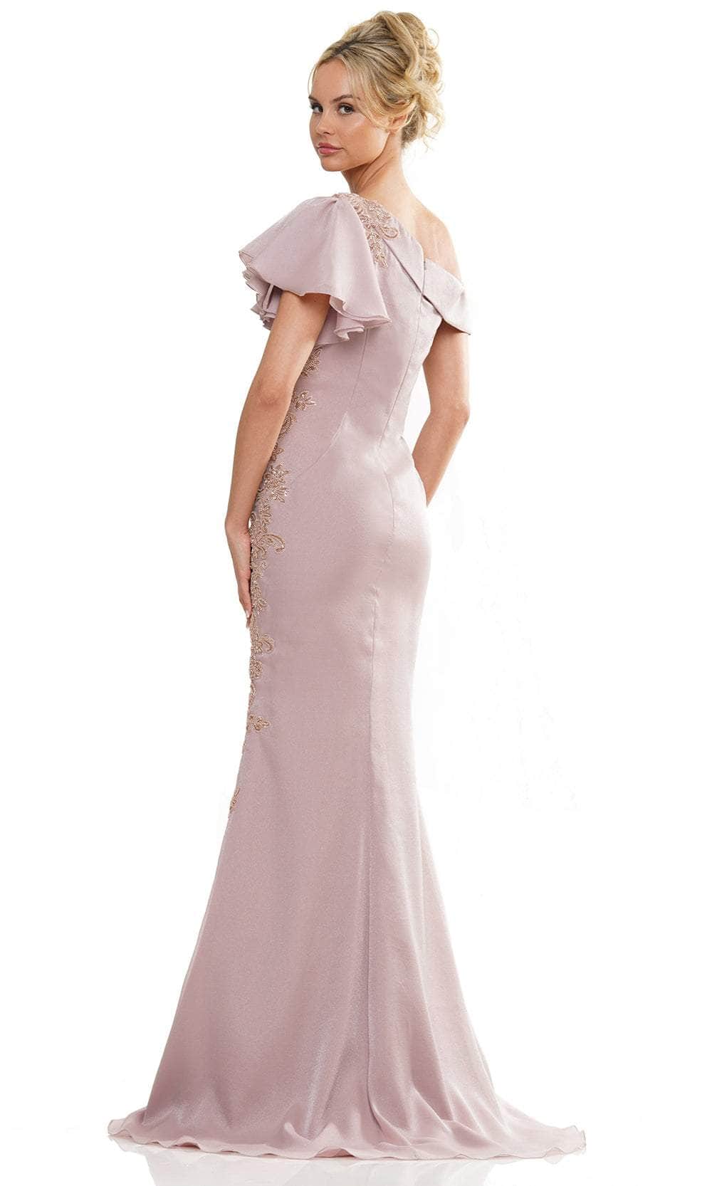 Marsoni by Colors MV1272 - Flutter Sleeve Embellished Formal Gown Special Occasion Dress