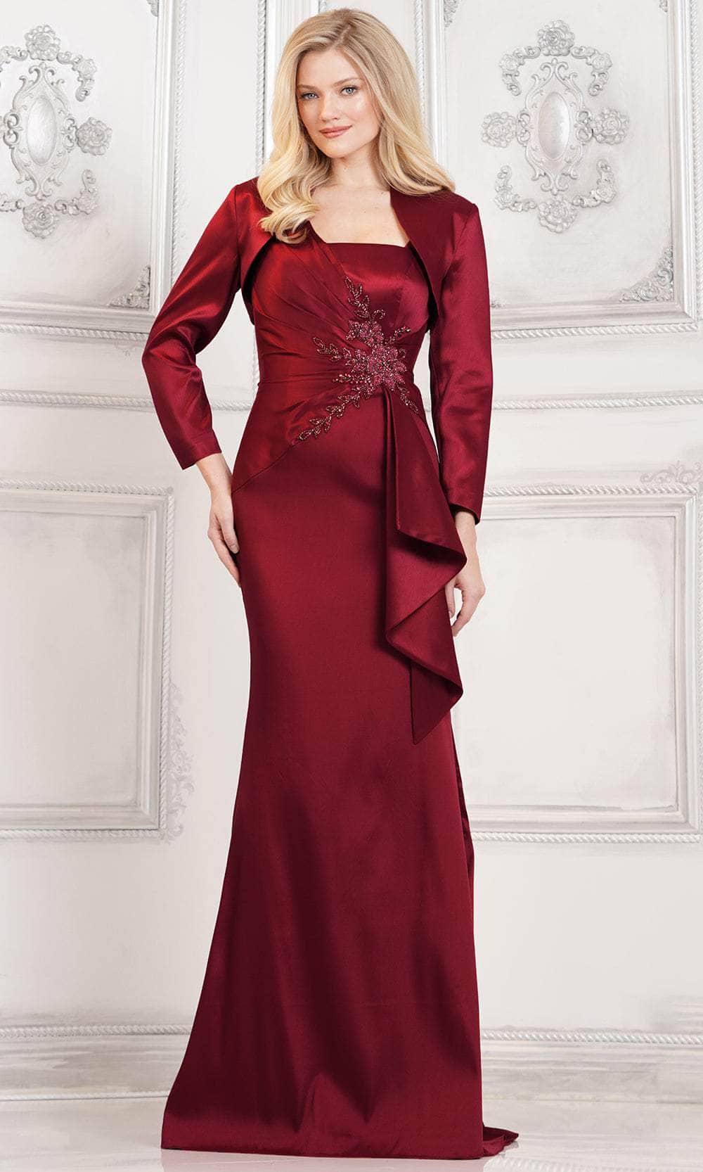 Marsoni by Colors MV1294 - Beaded Applique Evening Dress Special Occasion Dress