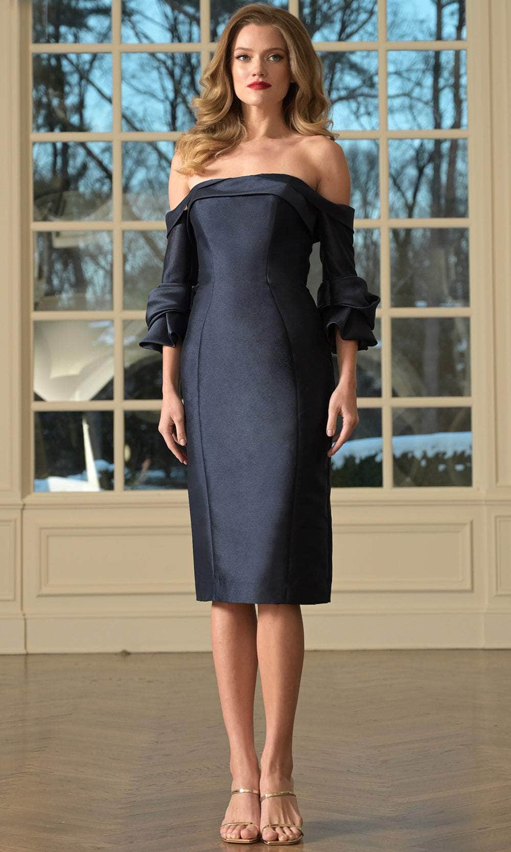 Marsoni by Colors MV1370 - Knee-Length Sheath Dress Semi Formal