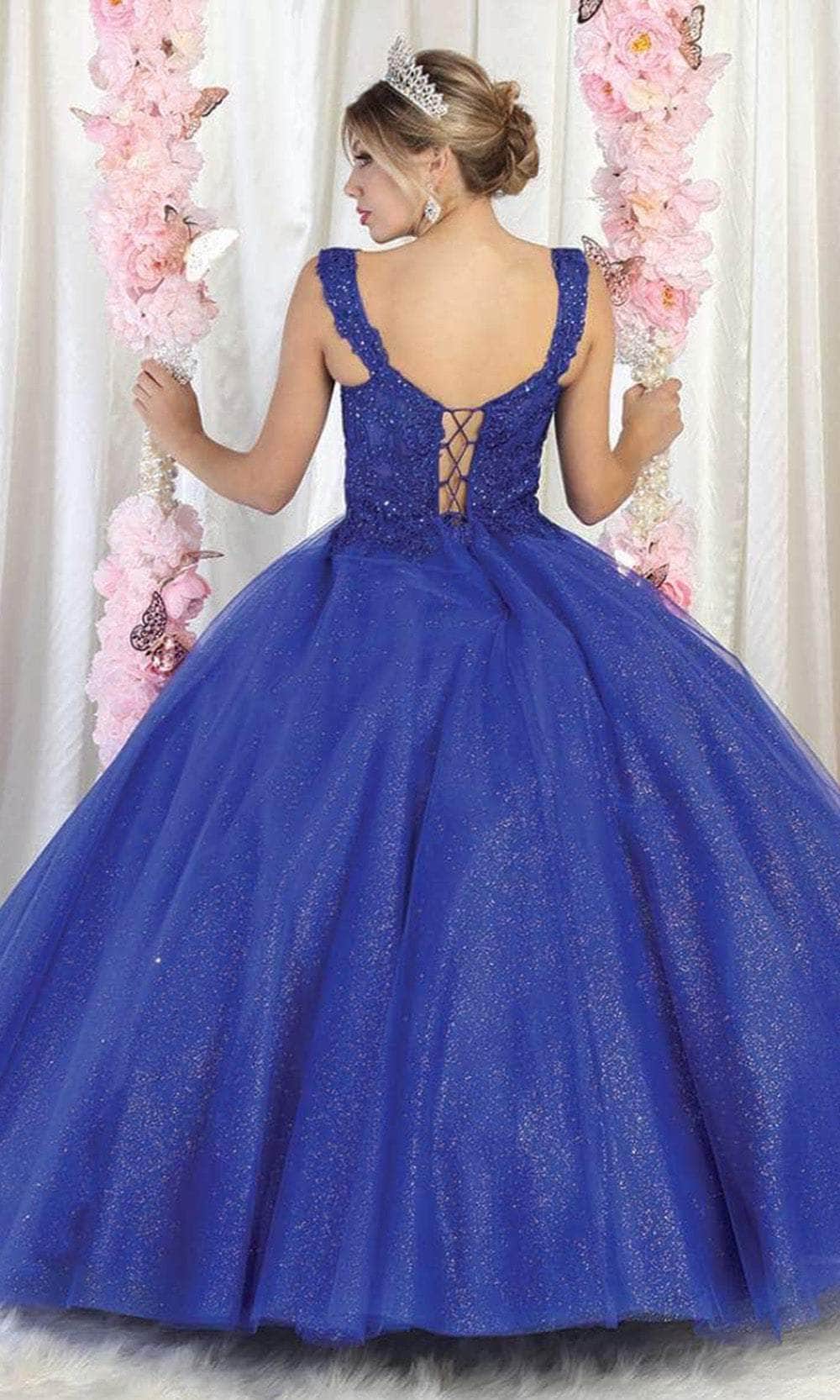 May Queen LK194 - Embroidered Sweetheart Ballgown Quinceanera Dresses