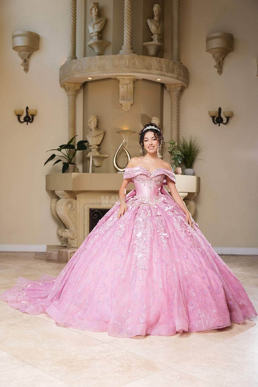 May Queen LK277 - Long Ballgown Dress May Queen LK277 - Long Ballgown Dress
