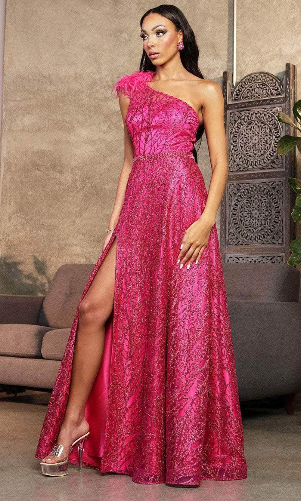 a line one shoulder prom dresses May Queen MQ2026 no-returns:2026-09-09_2028-09-15 length create A feminine Green Satin Maxi Dress, Size:US Size 6