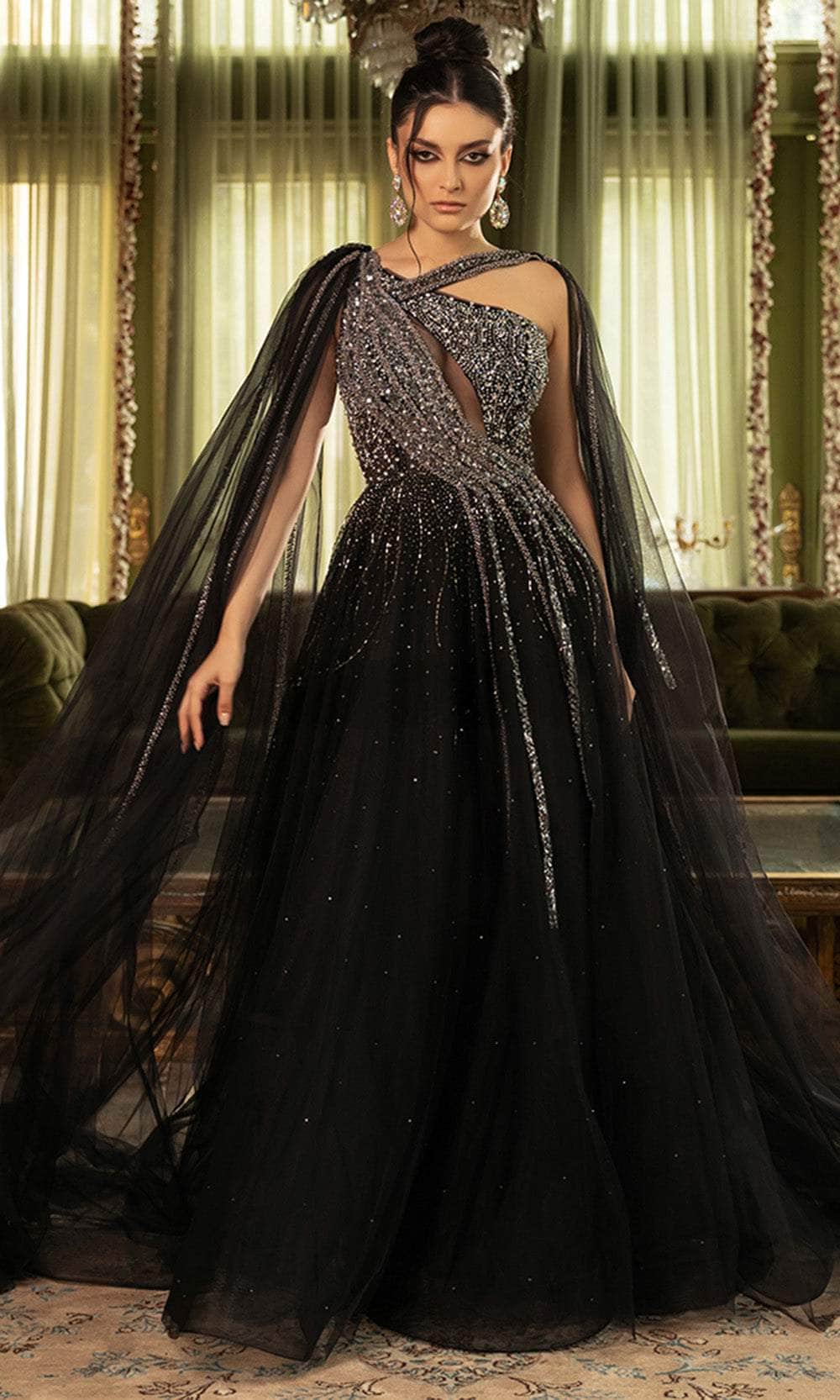 May Queen RQ8188 - Keyhole A-Line Prom Gown Evening Dresses