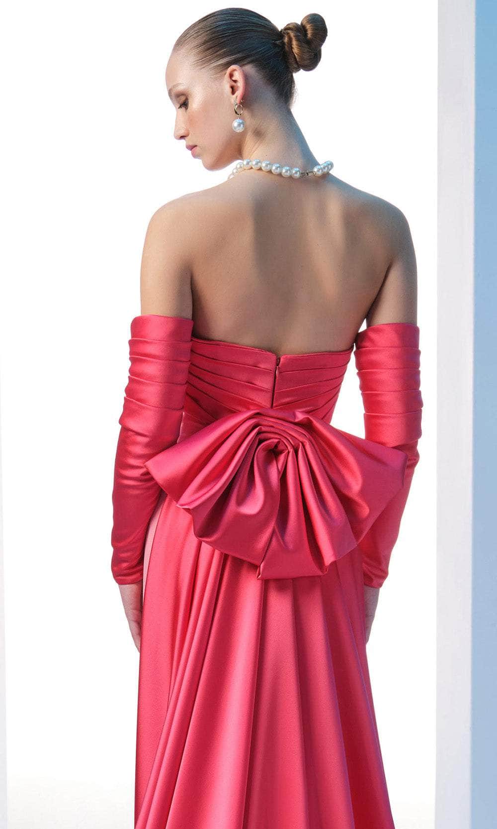 MNM Couture N0609 - Sweetheart Pleated Bust Evening Gown Evening Dresses