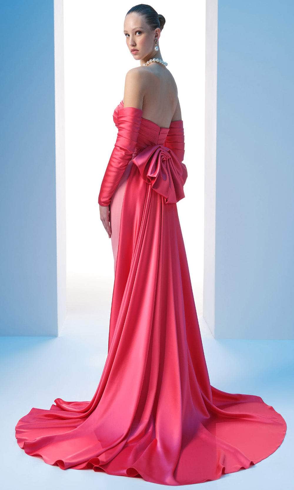 MNM Couture N0609 - Sweetheart Pleated Bust Evening Gown Evening Dresses