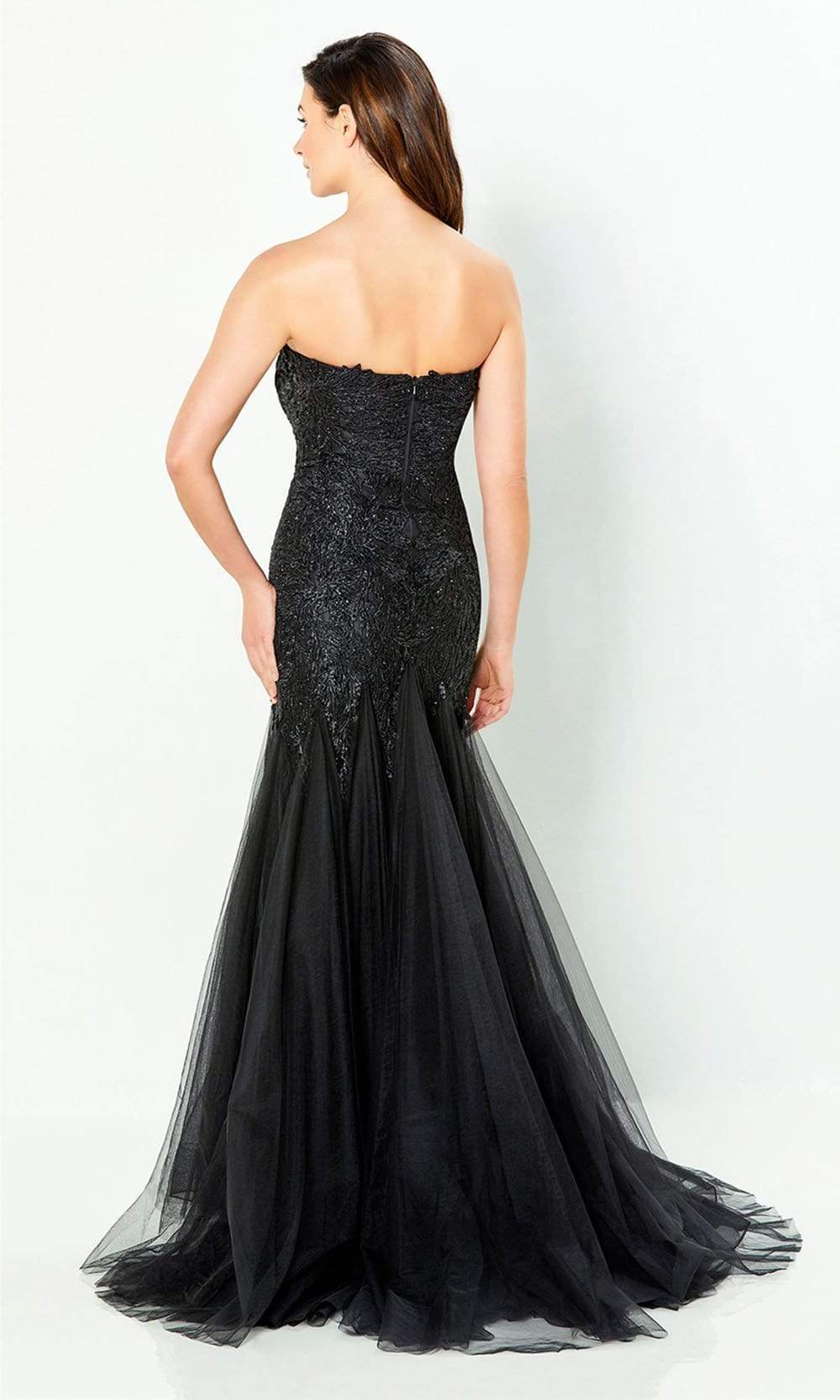 Montage by Mon Cheri - 118964 Strapless Tulle Trumpet Gown Special Occasion Dress