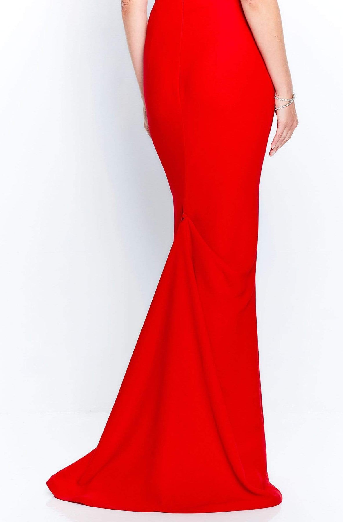 Montage by Mon Cheri - 120905 Off Shoulder Brooch Accent Sheath Gown Formal Gowns